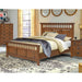 Sunset Trading Mission Bay King Bed | Amish Brown Solid Wood | Panel Headboard and Footboard | Master Bedroom Furniture CF-4902-0877-KB