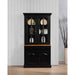 Sunset Trading Black Cherry Selections Keepsake Buffet and Lighted Hutch | Antique Black and Cherry DLU-19-BH-BCH