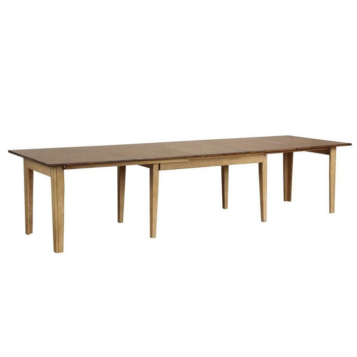 Sunset Trading Brook 134" Rectangular Extendable Dining Table | Seats 12 DLU-BR134-PW