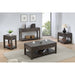 Sunset Trading Shades of Gray Coffee | Console and End Table Set with Drawers and Shelves DLU-EL1602-03-04-08