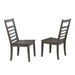 Sunset Trading Shades of Gray 9 Piece 82" Rectangular Extendable Dining Set | Slat Back Chairs | Seats 8 DLU-EL9282-C100-9PC