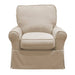 Sunset Trading Horizon Slipcovered Swivel Rocking Chair | Linen  SU-114993-466082