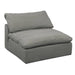 Sunset Trading Cloud Puff 4 Piece 176" Wide Slipcovered Modular Sectional Sofa | Stain Resistant Performance Fabric | Gray SU-1458-94-2C-2A