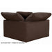 Sunset Trading Cloud Puff Slipcover for 3 Piece Modular Sofa | Stain Resistant Performance Fabric | Brown SU-1458SC-88-2C-1A