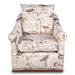 Sunset Trading Birdscript Swivel Chair | Low Back | Rolled Arms | Nailhead Trim SU-1593-93-854825