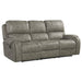 Sunset Trading Calvin 86" Wide Dual Reclining Sofa | Nailheads | Easy to Clean Gray Fabric Couch SU-CL23004100-305