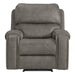 Sunset Trading Calvin 3 Piece Reclining Living Room Set | Sofa, Recliner and Loveseat with Storage Console | Nailheads | Easy to Clean Gray Upholstery SU-CL23004100-3PC