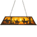 Meyda 48" Long Personalized Ranch Oblong Pendant