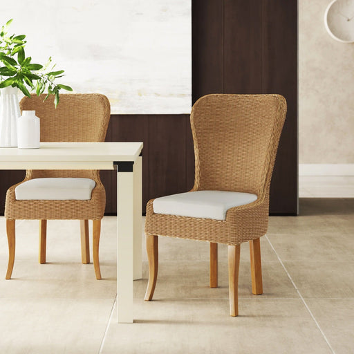 New Pacific Direct Sophie Rattan Dining Chair, Set of 2 2400014