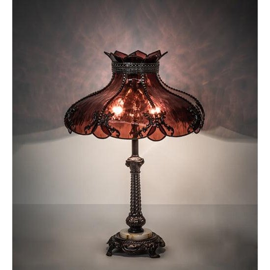 Meyda 22" Wide Tiffany Elizabeth Table Lamp