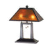 Meyda 20" High Sutter Oblong Table Lamp