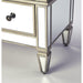 Butler Specialty Company Celeste Mirrored Console Cabinet, Silver 2613146