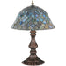 Meyda 17"H Tiffany Fishscale Accent Lamp