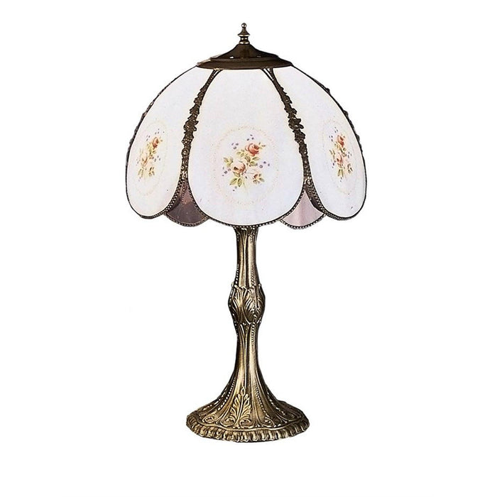 Meyda 22" High Rose Bouquet Table Lamp