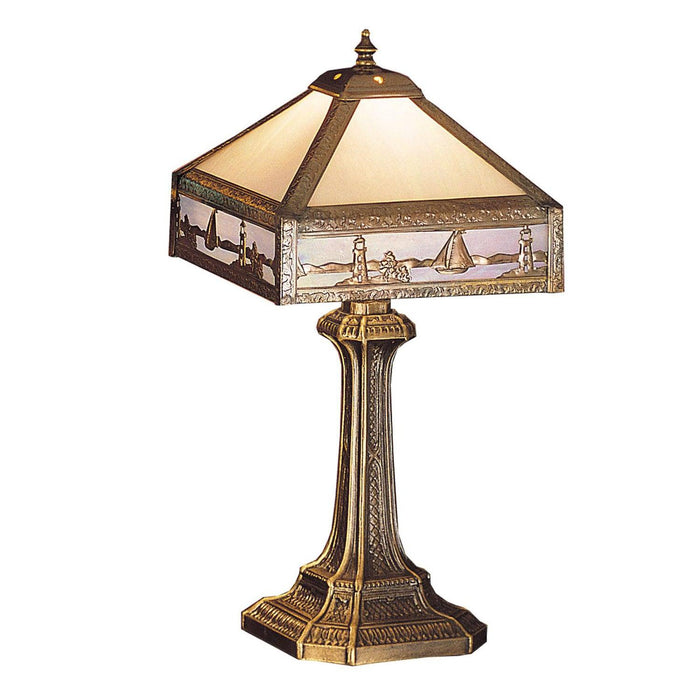 Meyda 19"H Sailboat Mission Accent Lamp