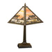 Meyda 10" High Tiffanny Camel Mission Accent Table Lamp