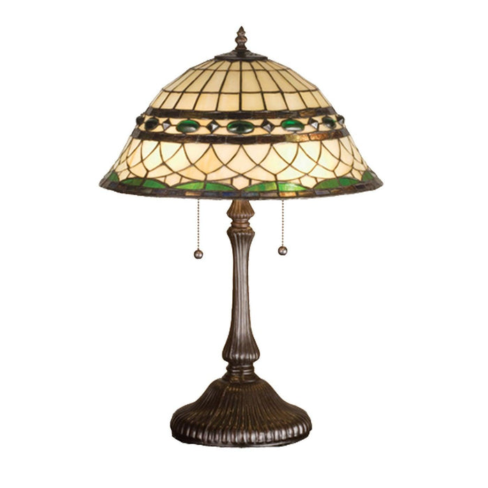 Meyda 23"H Tiffany Roman Table Lamp