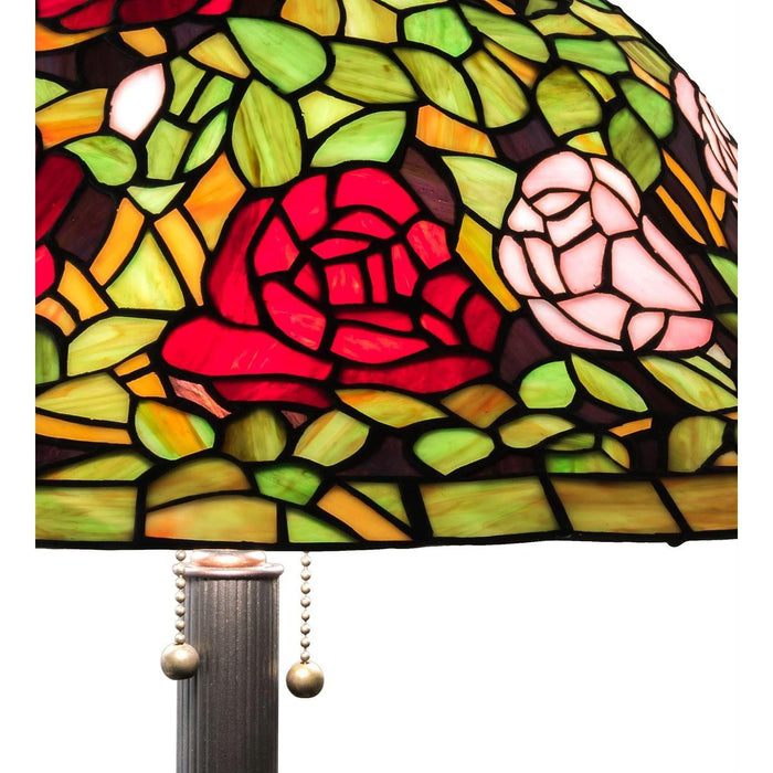 Meyda 62" High Tiffany Rosebush Floor Lamp