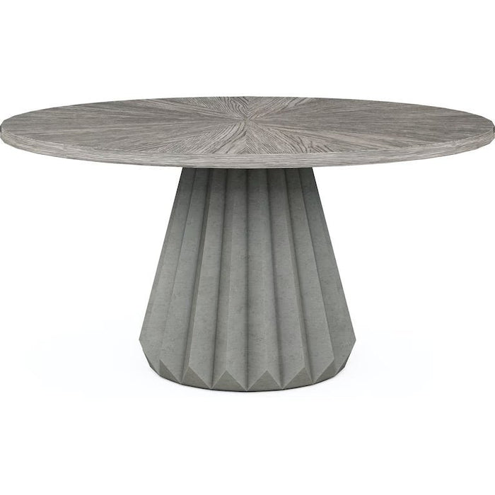 A.R.T. Furniture Vault Round Dining Table Base In Gray 285225-1049BS