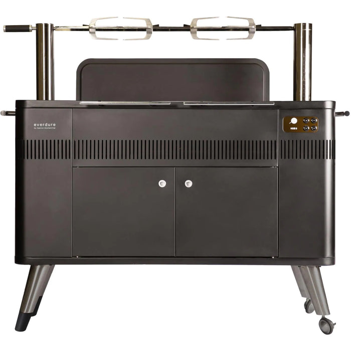 Everdure By Heston Blumenthal 54-Inch Charcoal Grill With Rotisserie & Electronic Ignition