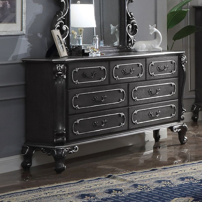 Acme Furniture House Delphine Dresser in Charcoal Finish 28835