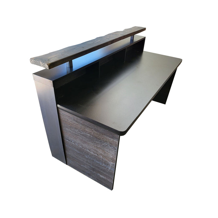 Scorched Oak Memphis Reception Desk