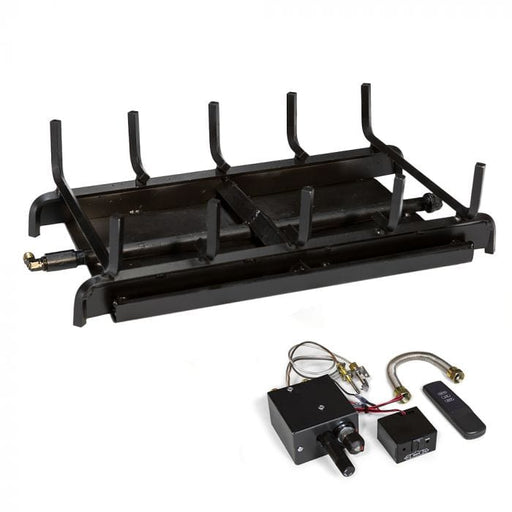 Grand Canyon 2BRN-ST-MMVR Indoor Double Sided 2 Burner System with Modulating Millivolt and Remote System