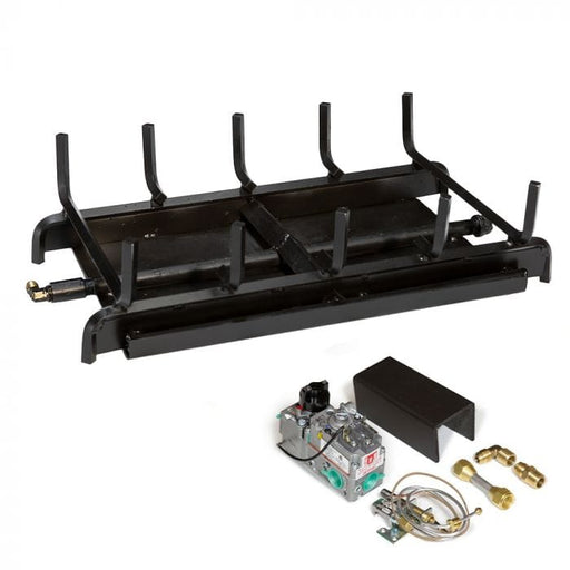 Grand Canyon 2BRN-ST-MVK-GCRK Indoor Double Sided 2 Burner System with Millivolt and Remote System