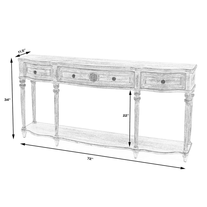 Butler Specialty Company Peyton Console Table, Cherry Brown 3028024
