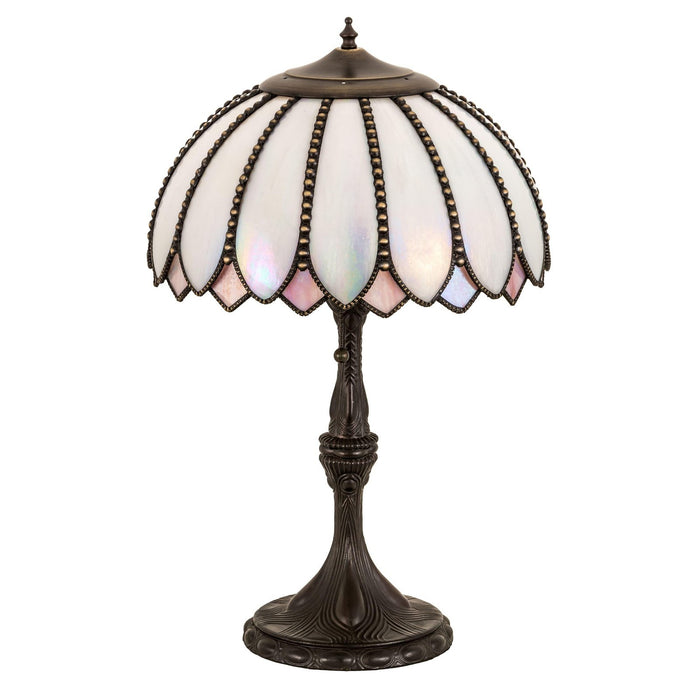Meyda 24"H Tiffany Daisy Table Lamp