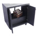 Laviva Odyssey 30" Maple Grey Bathroom Vanity with Black Wood Marble Countertop 313613-30G-BW