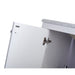 Laviva Odyssey 30" White Bathroom Vanity with Black Wood Marble Countertop 313613-30W-BW