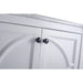 Laviva Odyssey 30" White Bathroom Vanity with White Stripes Marble Countertop 313613-30W-WS