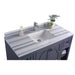 Laviva Odyssey 48″ Maple Grey Bathroom Vanity with White