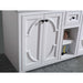 Laviva Odyssey 60" White Double Sink Bathroom Vanity with White Carrara Marble Countertop 313613-60W-WC
