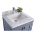 Laviva Wilson 24" Grey Bathroom Vanity with White Carrara Marble Countertop 313ANG-24G-WC