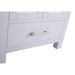Laviva Wilson 24" White Bathroom Vanity with Matte White VIVA Stone Solid Surface Countertop 313ANG-24W-MW