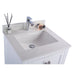 Laviva Wilson 24" White Bathroom Vanity with White Quartz Countertop 313ANG-24W-WQ