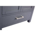 Laviva Wilson 30" Grey Bathroom Vanity with Matte White VIVA Stone Solid Surface Countertop 313ANG-30G-MW