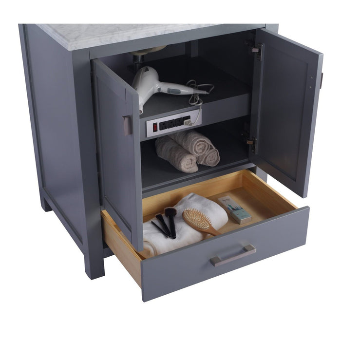 Laviva Wilson 30" Grey Bathroom Vanity Cabinet 313ANG-30G