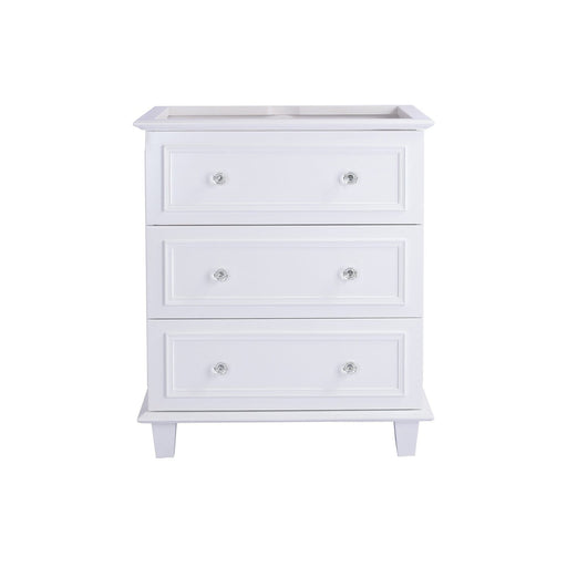 Laviva Luna 30" White Bathroom Vanity Cabinet 313DVN-30W