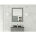 Laviva Sterling 24″ Framed Rectangular Grey Mirror