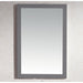 Laviva Sterling 24" Framed Rectangular Maple Grey Mirror 313FF-2430MG