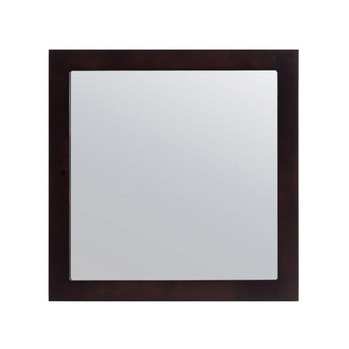 Laviva Sterling 30" Framed Square Espresso Mirror 313FF-3030E