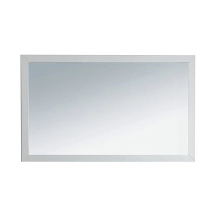 Laviva Sterling 48″ Framed Rectangular Soft White Mirror 30″ size