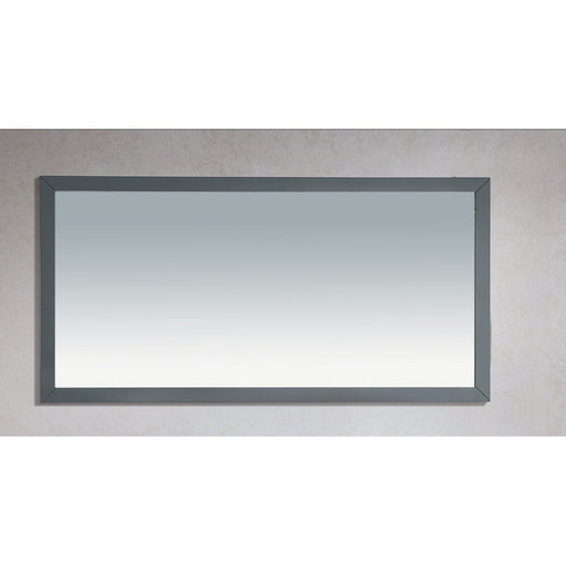 Laviva Sterling 60" Framed Rectangular Maple Grey Mirror 313FF-6030MG