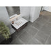 Laviva Legno 30" Carbon Oak Bathroom Vanity with Matte White VIVA Stone Solid Surface Countertop 313LGN-30CR-MW