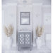 Laviva Mediterraneo 24" Grey Bathroom Vanity with White Carrara Marble Countertop 313MKSH-24G-WC