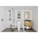 Laviva Alto 24” California White Oak Bathroom Vanity with Black Wood Marble Countertop 313SMR-24CO-BW