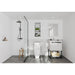 Laviva Alto 24" White Bathroom Vanity with White Carrara Marble Countertop 313SMR-24W-WC
